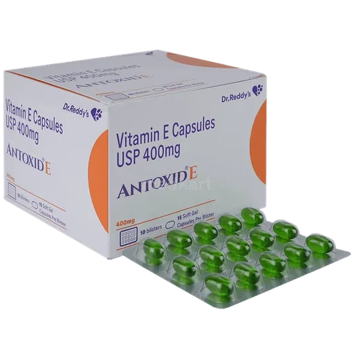 antoxid e 400mg capsule 15's